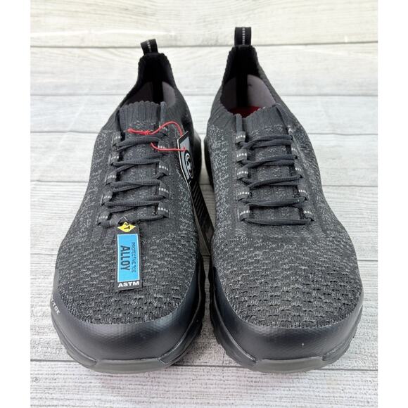 ROCKY Mens WorkKnit LX Alloy Toe Athletic Work Shoes Slip/Oil Res Black Size 13M - Picture 3 of 11